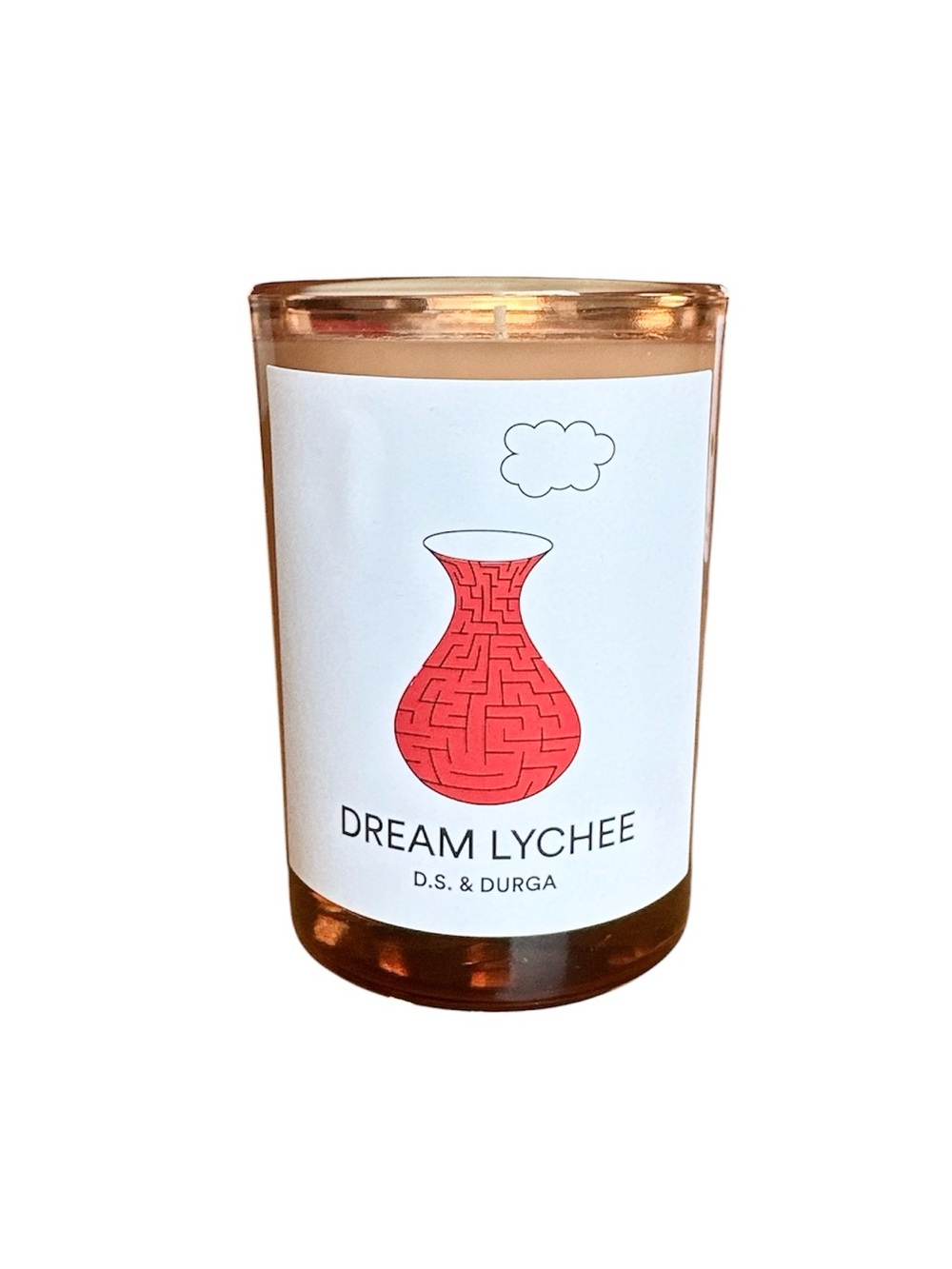D.S. & Durga Dream Lychee Scented Candle in Amber Glass